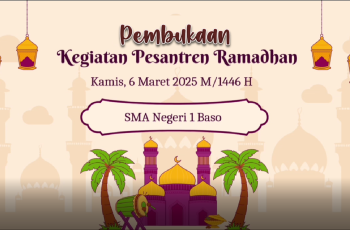 Pembukaa kegiatan pesantren ramadhan