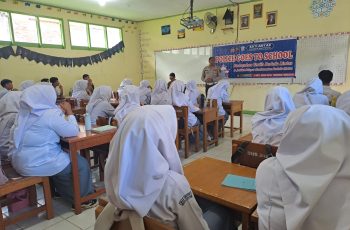SATLANTAS POLRESTA BUKITTINGGI Gelar “Police Goes To School” di SMA Negeri 1 Baso
