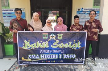 Bakti Sosial Ramadhan SMA Negeri 1 Baso: 50 Paket Bantuan Disalurkan ke Lima Nagari